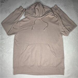 H&M Light Pink Pullover Hoodie Front Pouch Pocket Women’s Size XS